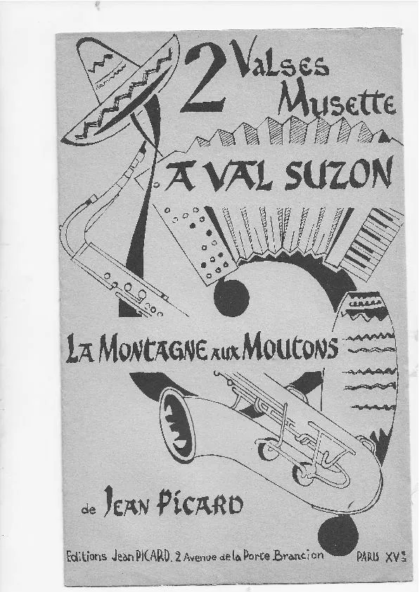 télécharger la partition d'accordéon La montagne aux moutons (Valse Musette) au format PDF