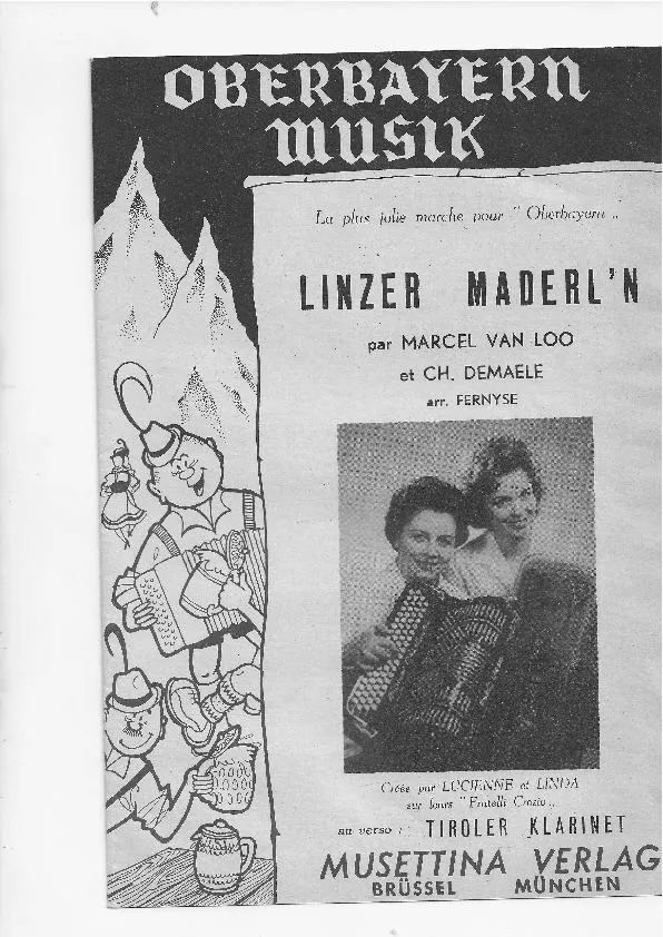 télécharger la partition d'accordéon Linzer Maderl'n (Arrangement : Fernyse) (Orchestration) (Marche) au format PDF