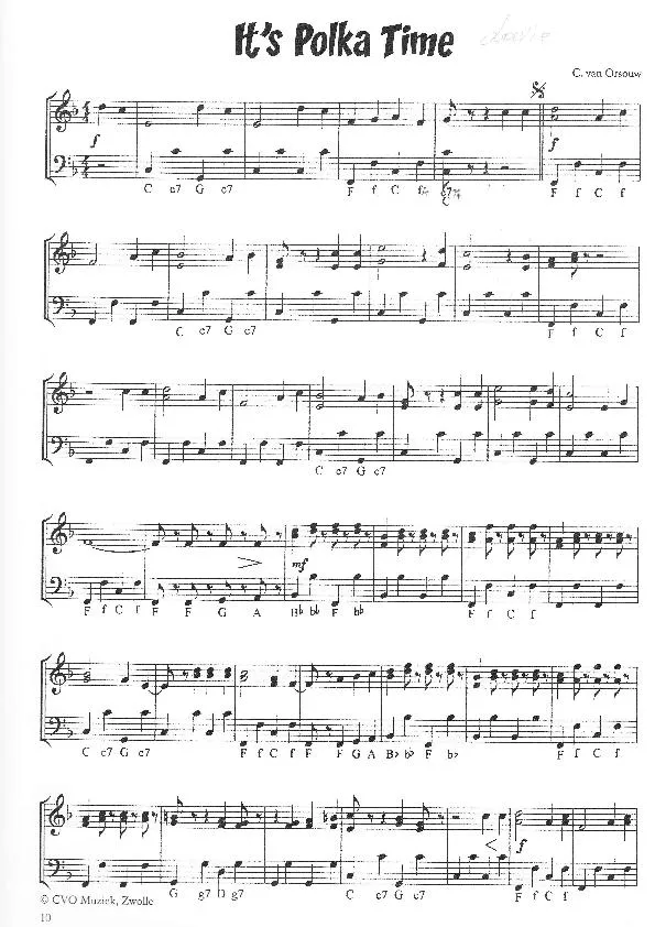 télécharger la partition d'accordéon It's polka time au format PDF