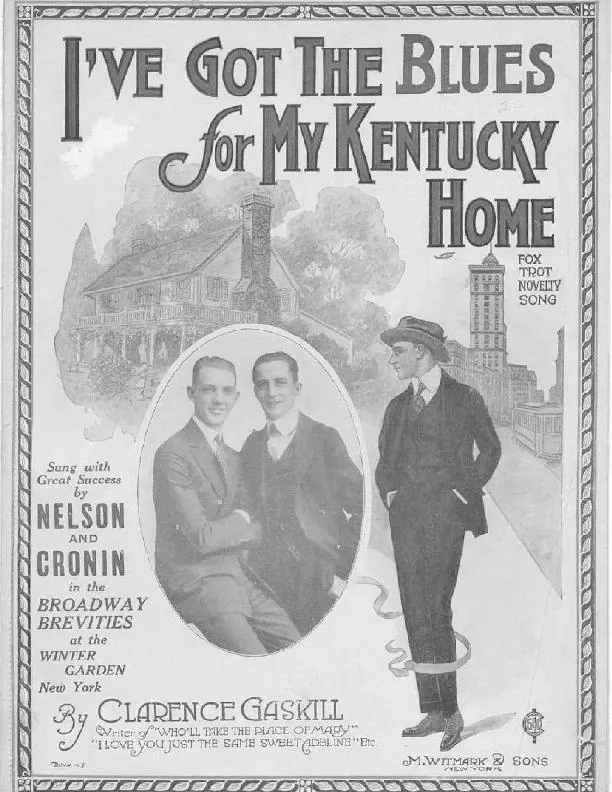 télécharger la partition d'accordéon I've got the blues for my Kentucky Home (Chant : Nelson & Cronin) (Fox) au format PDF