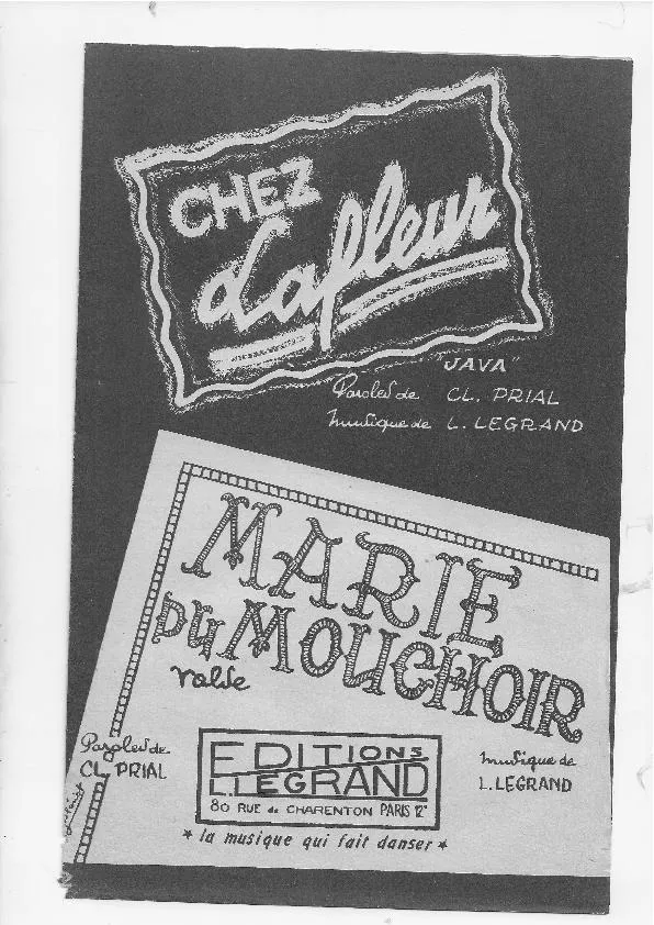 télécharger la partition d'accordéon Chez Lafleur (Orchestration) (Java) au format PDF