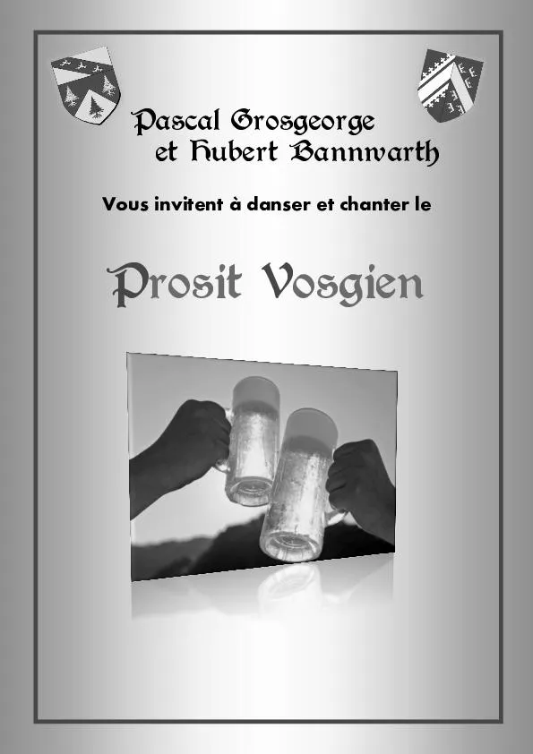 télécharger la partition d'accordéon Prosit Vosgien (Valse) au format PDF
