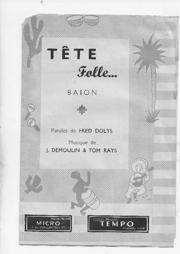 télécharger la partition d'accordéon Tête folle (Orchestration) (Baïon) au format PDF