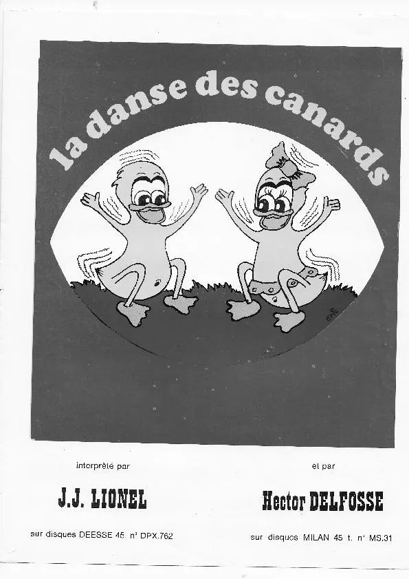 télécharger la partition d'accordéon La danse des canards au format PDF