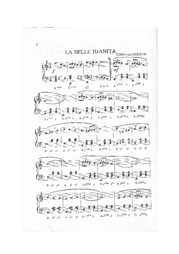 télécharger la partition d'accordéon La belle Juanita (Valse) au format PDF