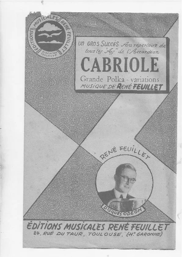 télécharger la partition d'accordéon Cabriole (Grande polka variations) au format PDF