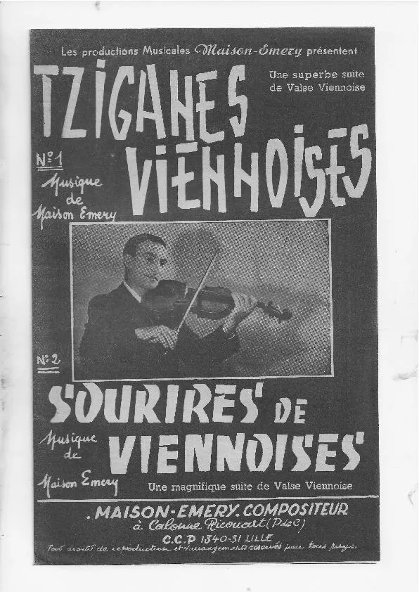 télécharger la partition d'accordéon Tziganes et Viennoises (Orchestration Complète) (Valse Viennoise) au format PDF