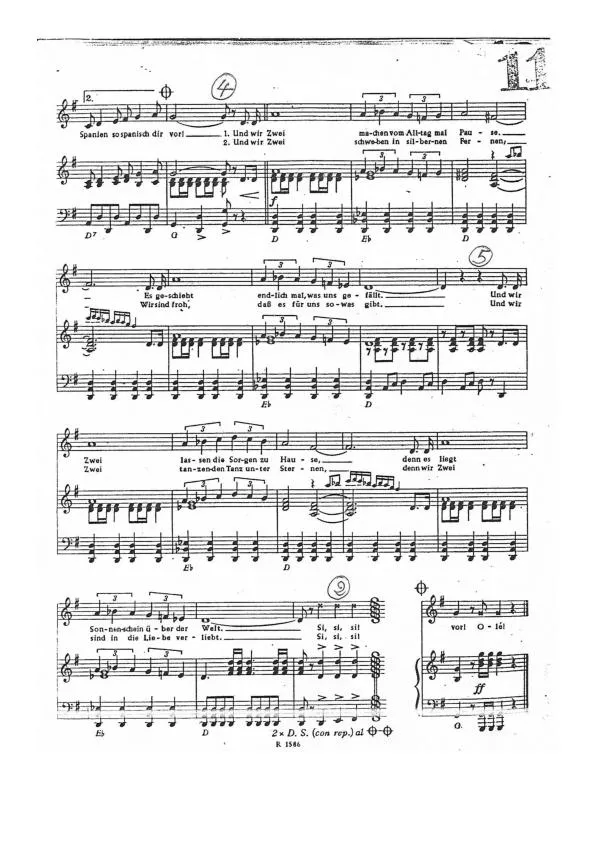 télécharger la partition d'accordéon Spaniens Guitarren au format PDF