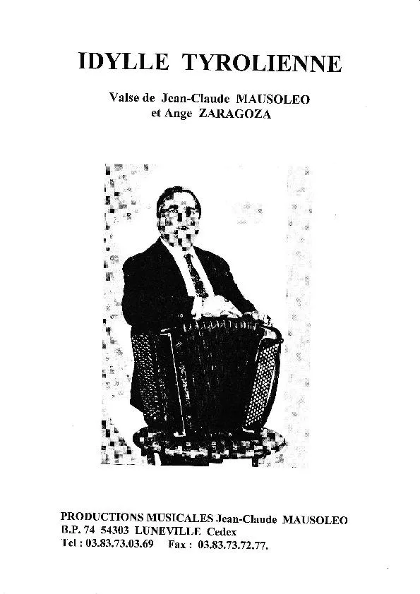 télécharger la partition d'accordéon Idylle Tyrolienne (Valse) au format PDF