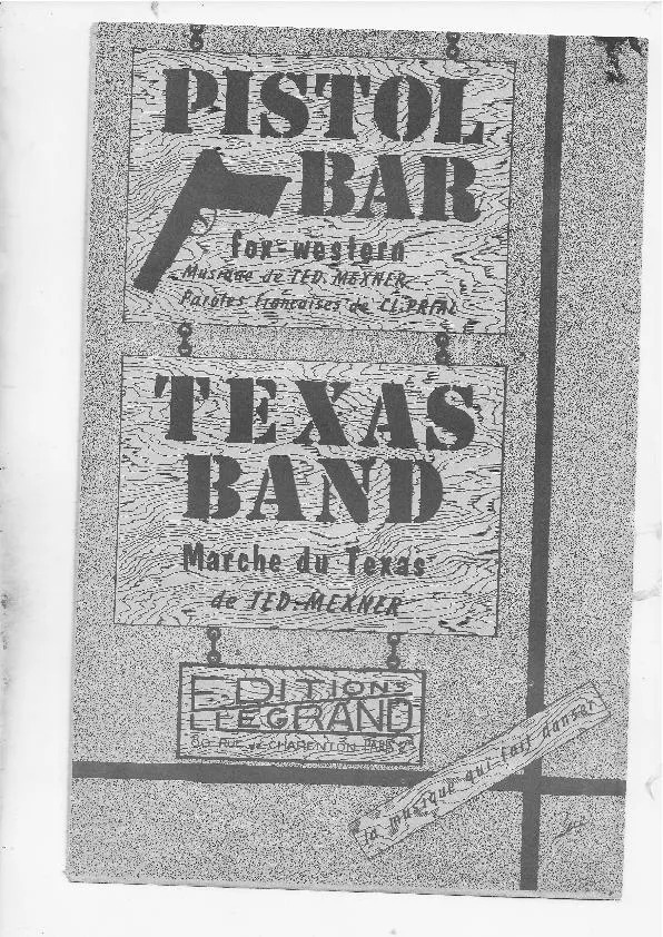 télécharger la partition d'accordéon Texas Band (Orchestration) (Marche du Texas) au format PDF