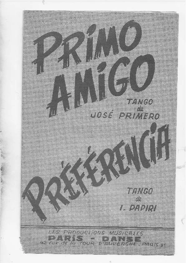 télécharger la partition d'accordéon Primo amigo (Tango) au format PDF