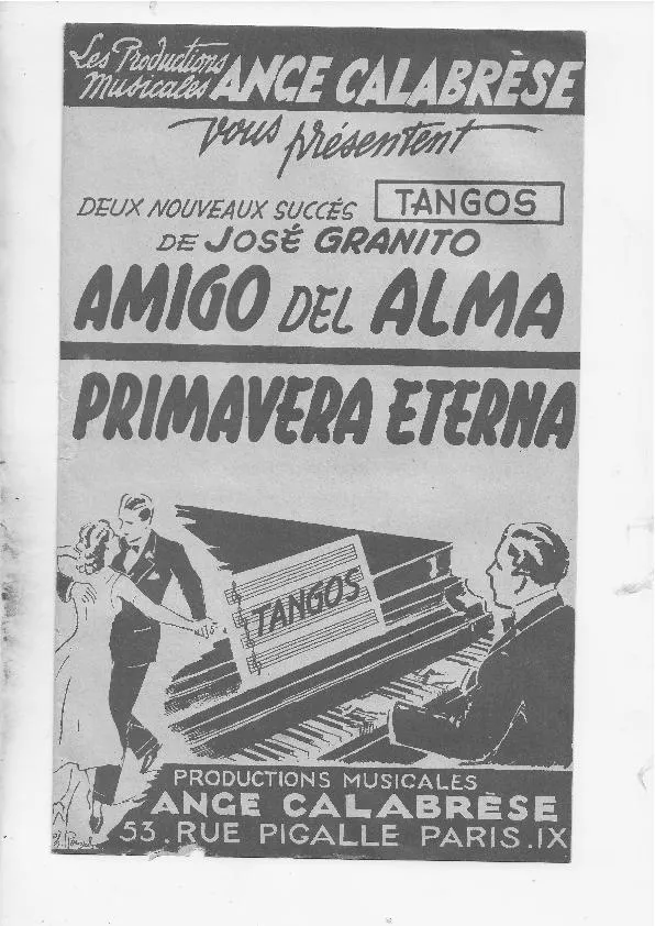 télécharger la partition d'accordéon Amigo del Alma (Tango) au format PDF