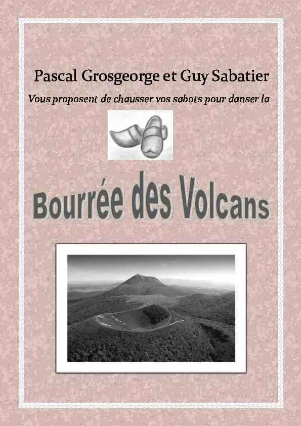 télécharger la partition d'accordéon Bourrée des volcans au format PDF