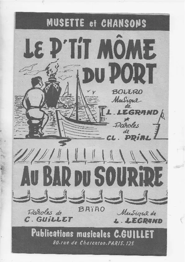 télécharger la partition d'accordéon Le p'tit môme du port (Orchestration) (Boléro) au format PDF