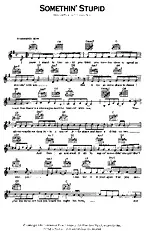 télécharger la partition d'accordéon Something' Stupid / Guitar au format PDF