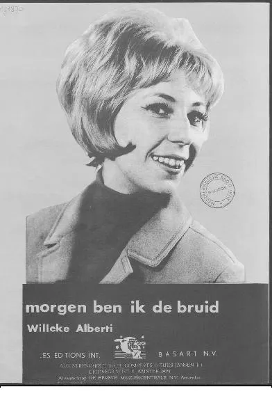 télécharger la partition d'accordéon Morgen ben ik de bruid (Chant : Willeke Alberti) (Beguine) au format PDF
