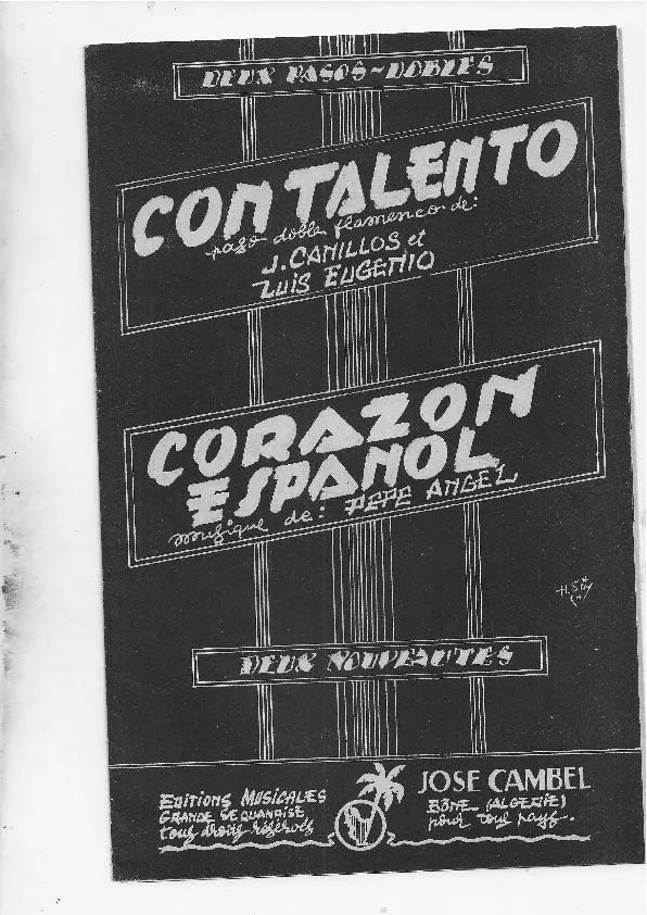 télécharger la partition d'accordéon Corazon Español (Orchestration) (Paso Doble) au format PDF