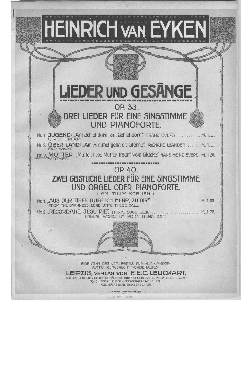 télécharger la partition d'accordéon Mutter (Mother) (Ballade) au format PDF