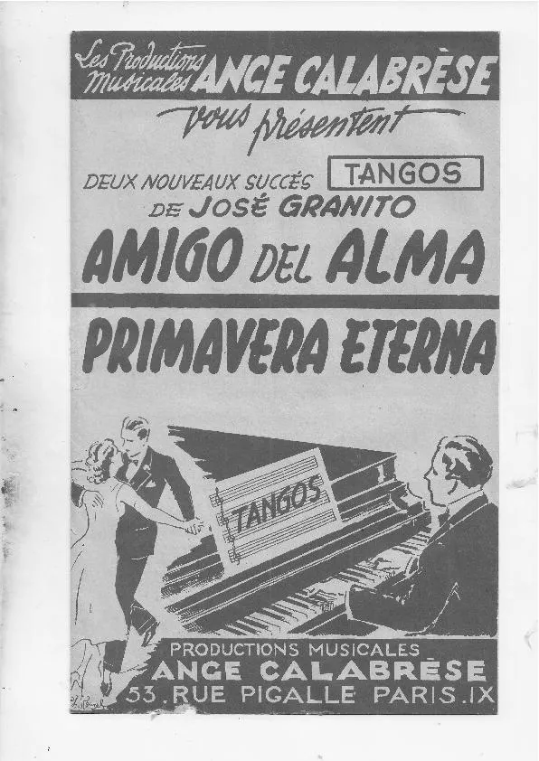 télécharger la partition d'accordéon Primavera Eterna (Orchestration) (Tango) au format PDF
