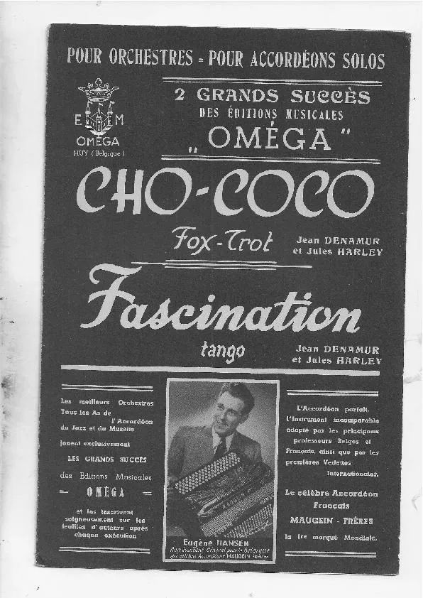 télécharger la partition d'accordéon Fascination (Orchestration Complète) (Tango) au format PDF