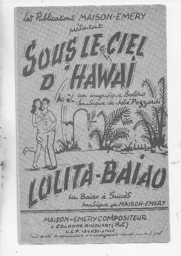 télécharger la partition d'accordéon Sous le ciel d'Hawaï (Orchestration) (Boléro) au format PDF