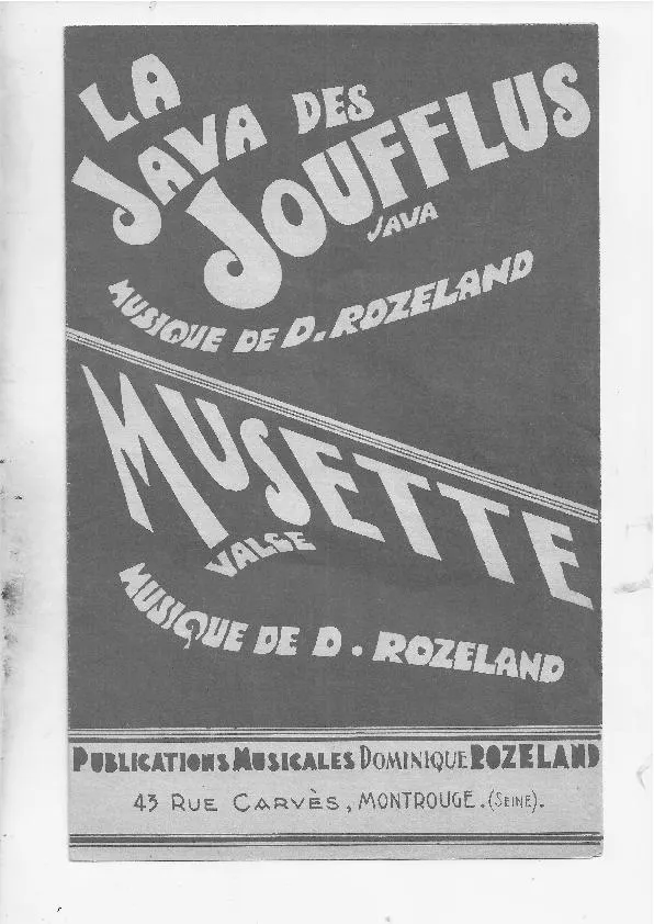 télécharger la partition d'accordéon Musette (Valse) au format PDF