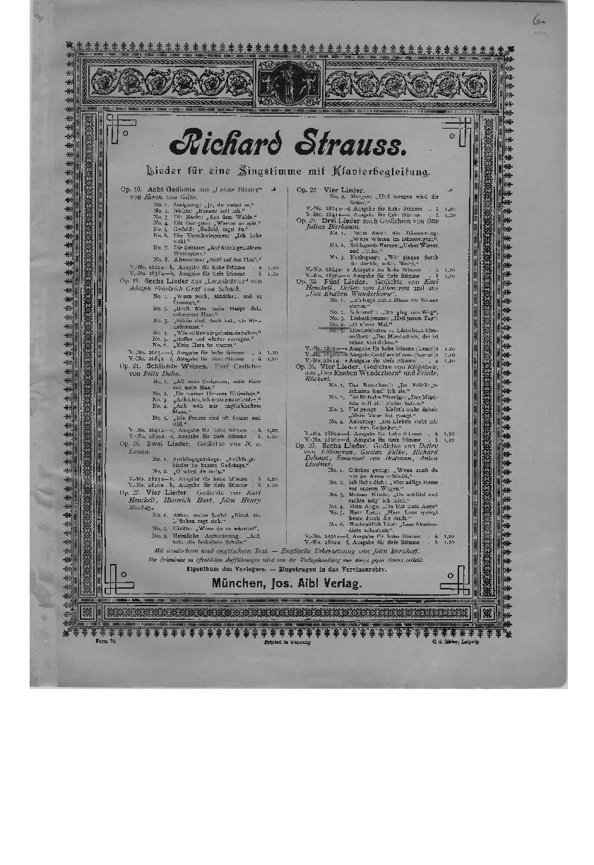 télécharger la partition d'accordéon O süsser Mai (Chant : Lorenz Fehenberger) (Slow Ballade) au format PDF