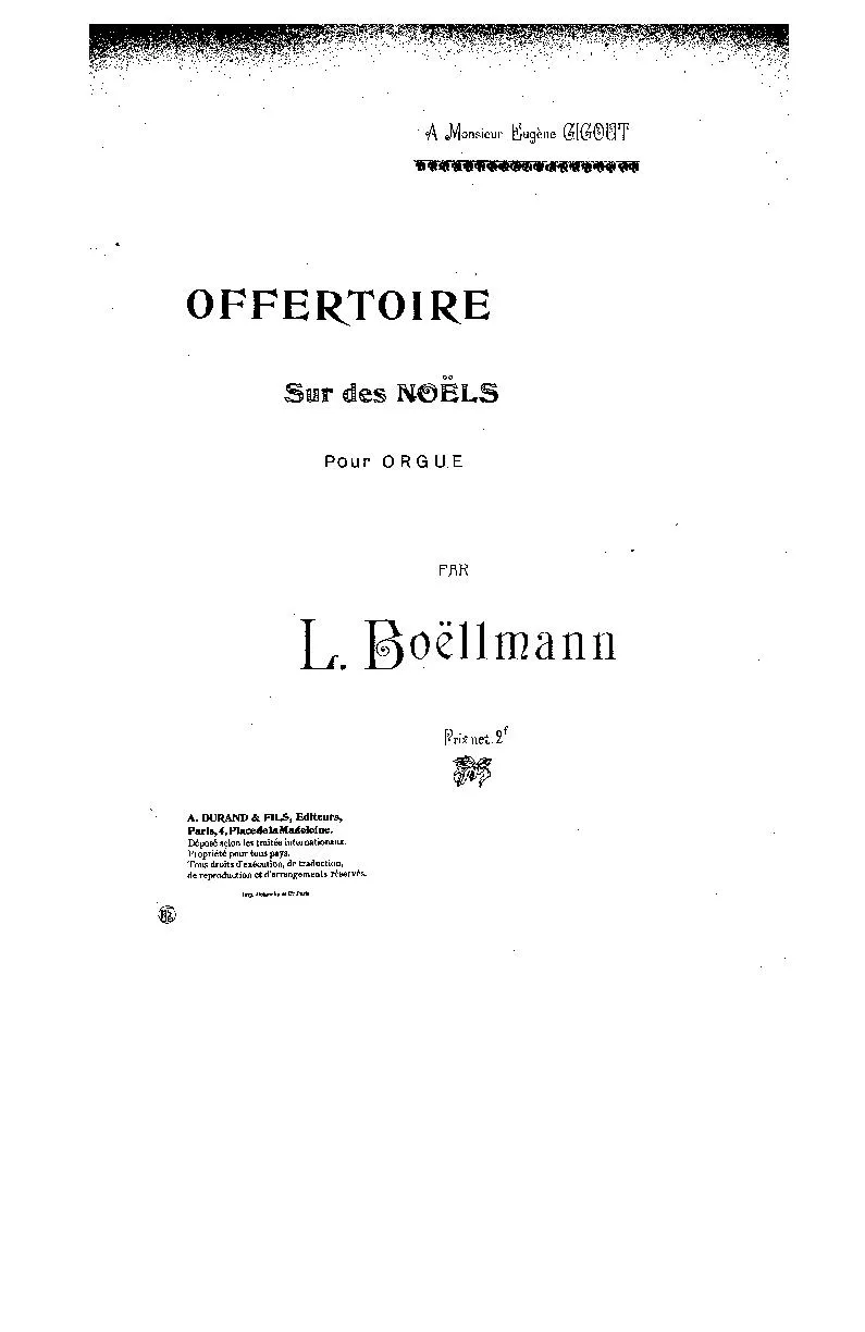 télécharger la partition d'accordéon Offertoire sur des Noëls (Pour Orgue) (Chant de Noël) au format PDF