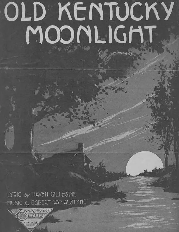 télécharger la partition d'accordéon Old Kentucky Moonlight (Valse Lente) au format PDF