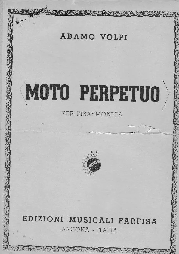 télécharger la partition d'accordéon Moto Perpetuo au format PDF