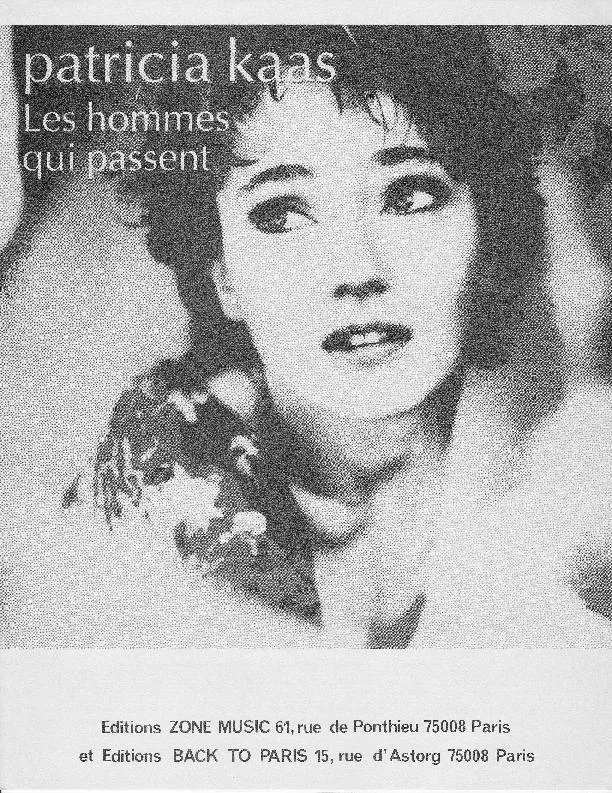 télécharger la partition d'accordéon Les hommes qui passent (Chant : Patricia Kass) au format PDF