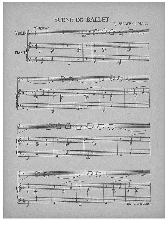 télécharger la partition d'accordéon Scene de ballet (Valse) au format PDF
