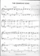 télécharger la partition d'accordéon The crawdad song au format PDF