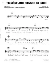télécharger la partition d'accordéon Emmène-moi danser ce soir au format PDF