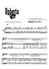 télécharger la partition d'accordéon Roberta au format PDF