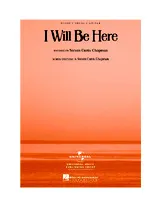 télécharger la partition d'accordéon I will be here au format PDF