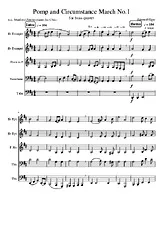 télécharger la partition d'accordéon Pomp and Circumstance March No.1 / Quintet Brass (Parties Cuivres) au format PDF