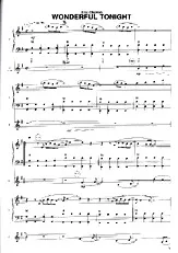 télécharger la partition d'accordéon Wonderful tonight - Eric Clapton au format PDF