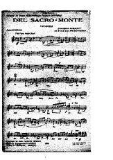 télécharger la partition d'accordéon DEL SACRO-MONTE au format PDF