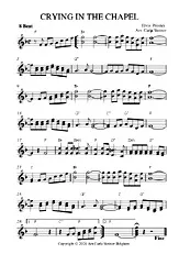 télécharger la partition d'accordéon CRYING IN THE CHAPEL au format PDF