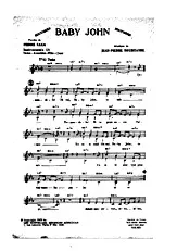 télécharger la partition d'accordéon BABY JOHN au format PDF