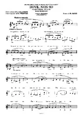 télécharger la partition d'accordéon DOVE, NON SO (LA CHANSON DE LARA) au format PDF
