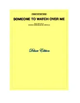 télécharger la partition d'accordéon Someone to watch over me au format PDF