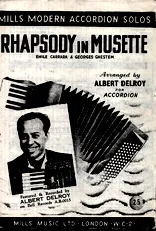 télécharger la partition d'accordéon Rhapsody in Musette au format PDF