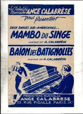 télécharger la partition d'accordéon Baïon des Batignolles (orchestration) au format PDF