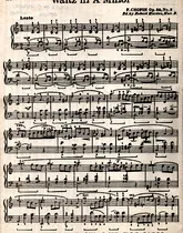 télécharger la partition d'accordéon Waltz in A Minor au format PDF