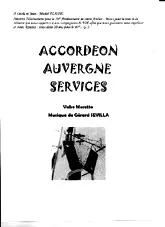 télécharger la partition d'accordéon ACCORDEON AUVERGNE SERVICE au format PDF