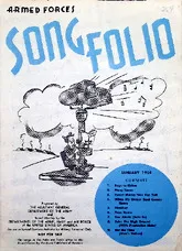 télécharger la partition d'accordéon Song Folio January 1954 au format PDF
