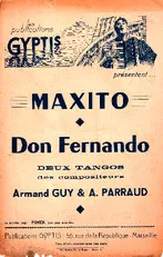 télécharger la partition d'accordéon MAXITO au format PDF