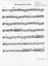 télécharger la partition d'accordéon Merengue Duo Lacroix  au format PDF